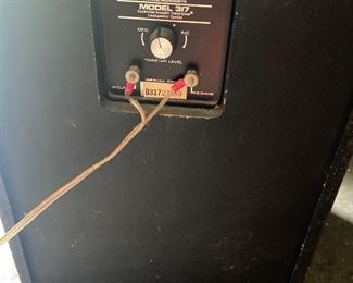 back of the speakers