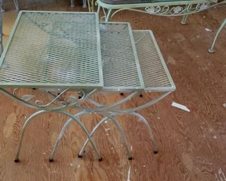 Vintage Wrought Iron Nesting Table (NOT part of Set - Sold Separate) 