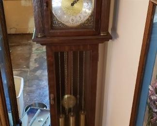 Vintage Grandfather Clock - Works 