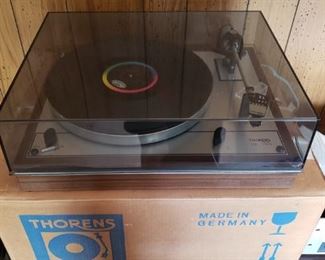 Vintage Thorens Record Player (Made in Germany; Orignial Packaging: EXCELLENT CONDITION) 
