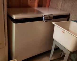 Vintage General Electric Deep Freezer