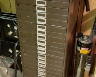 Vintage File Cabinet 