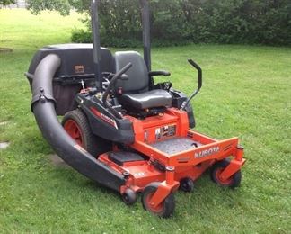 Zero turn Kabota mower