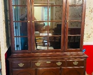 $250 China cabinet Stafford furniture 82x56x17