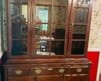 $250 China cabinet Stafford furniture 82x56x17