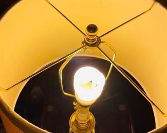 $40 brass twisted lamp