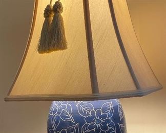 $35 Signed pottery lamp