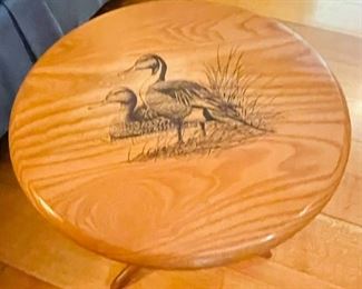 NOW $40 duck unlimited table 20H x 20W