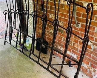 $100 King bed frame iron 