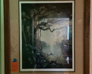 NOW $36 Numbered jungle print 2'x 26"