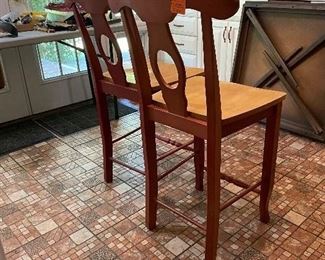 NOW $70 Pair barstools 