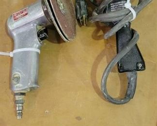 Chicago Pneumatuc High Speed Sander and a Bosch Heat Gun 1942