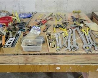 (25) Assorted Sizes Westward Stainless-Steel Wrenches, (4) Black Stone T27 Grinding Wheels, and Other Tools!