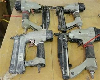 (4) Porter Cable Air Powered Nail Guns