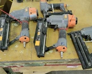 (4) HDX Air Powered Nail Guns / Staplers