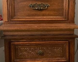 John Cameron Distinctive Furniture: Headboard, Dresser w Mirror, 2 Nightstands and Armoire