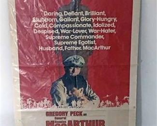 1977 Gregory Peck Movie Poster