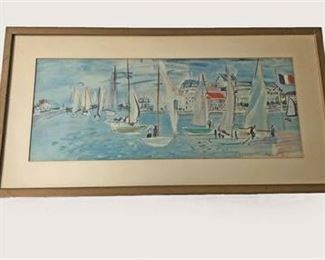 Raoul Dufy Signed Lithograph