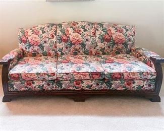 Vintage Floral Sofa