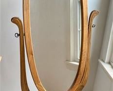 Wooden Cheval Mirror