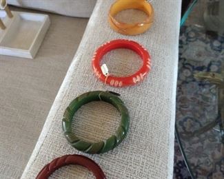 Vintage Bakelite bracelets