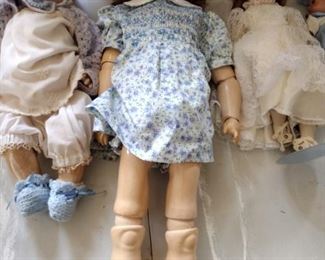 vintage segmented dolls made in Germany 