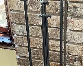 Cast Iron Black Fireplace Tools 