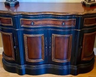 Seven Seas by Hooker Credenza. 3 Drawer, 4 Cabinet Doors in excellent condition.