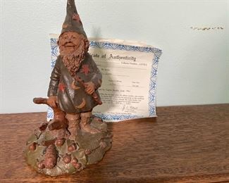 The Wiz Tom Clark Wizard Garden Gnome Vintage with COA