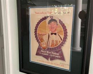 Pabst Blue Ribbon Vintage Art
