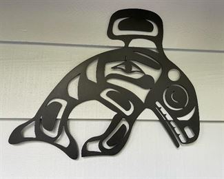 Orca Metal Art