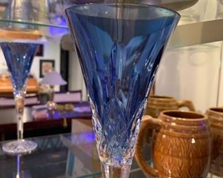 Waterford Crystal Blue Glass Drinkware