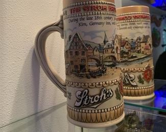 Strohs Fire Brewed Beer Stein, Ceramarte Brazil  