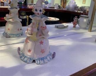 Geo Z Lefton Porcelain Musical Clown Doll Spaghetti Figurine Cabaret Music Box, 03249