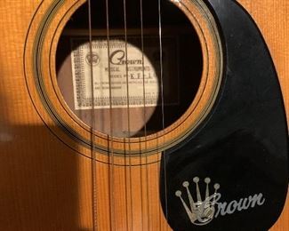 Crown Guitar & Case