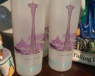 Seattle World Fair, Space Needle Tumbler Glasses