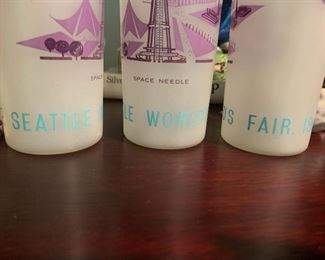 Seattle World Fair, Space Needle Tumbler Glasses