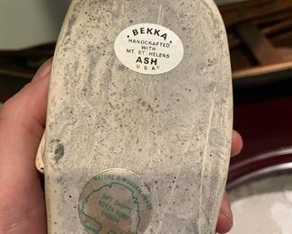 Bekka, Handcrafted Whale Figurine, Made with Mt. St. Helens Ash