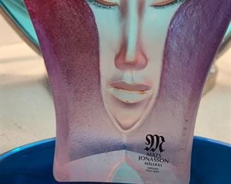 Mats Jonasson Maleras, Full Lead, Face Figurine