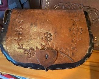 Genuine Hand Carved Leather Wallet