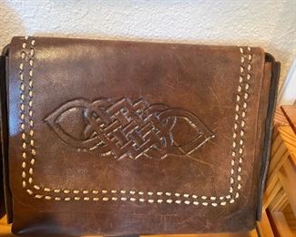 Genuine Hand Carved Leather Wallet