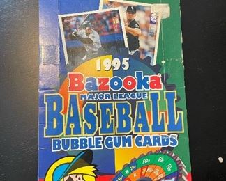 1995 Bazooka Major League Baseball Bubble Gum Cards, Hobby Box