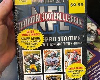 NFL Pro Stamps, Factory Sealed