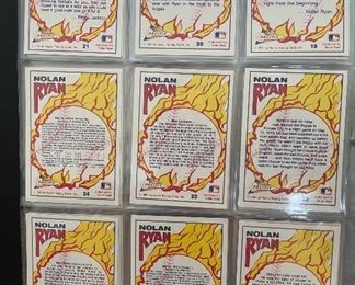 Sports Cards Collection, Nolan Ryan