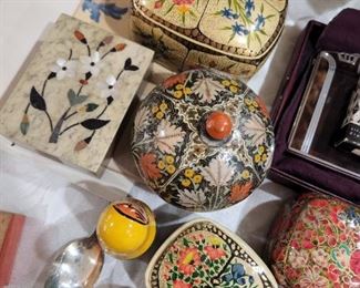 Lots of Russian Lacquer Boxes
