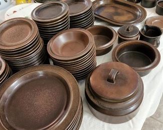 Fantastic Set of Arabia Finland Pottery Dinnerware