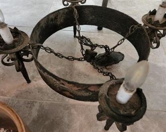 Wrought Iron Chandelier