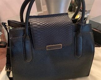 $25 - Leather handbag.  G.I.L.I (Jill Martin for QVC) 
