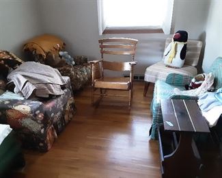 Various chairs, end tables, etc.