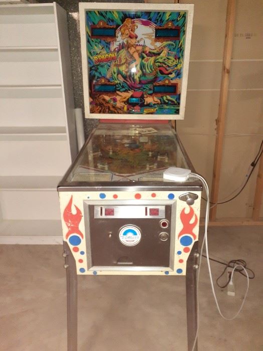 Gottlieb Dragon Pinball Machine from the 70s